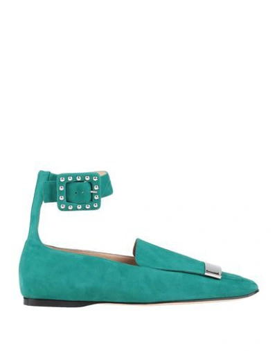 Sergio Rossi Loafers In Green