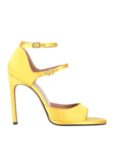 Altuzarra Sandals In Yellow