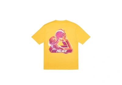 Pre-owned Palace  Tri-gaine T-shirt Yellow