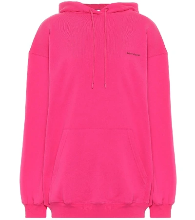 Balenciaga Over Sweatshirt Fuchsia In Pink