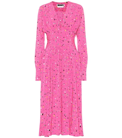 Rotate Birger Christensen Rotate By Birger Christensen Tracy Dress In Pink