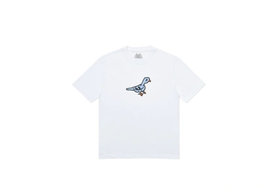 Pre-owned Palace  Pigeon Hole T-shirt White