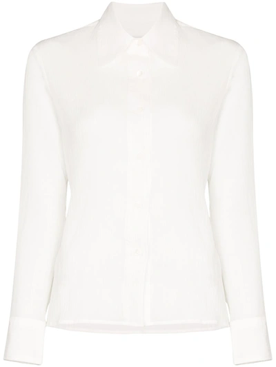 Lvir Crinkled-effect Shirt In White