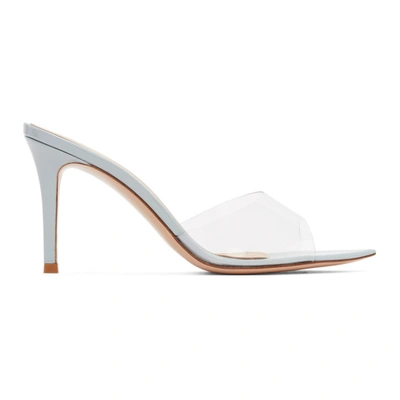 Gianvito Rossi White Elle 85 Heeled Sandals In Cloud
