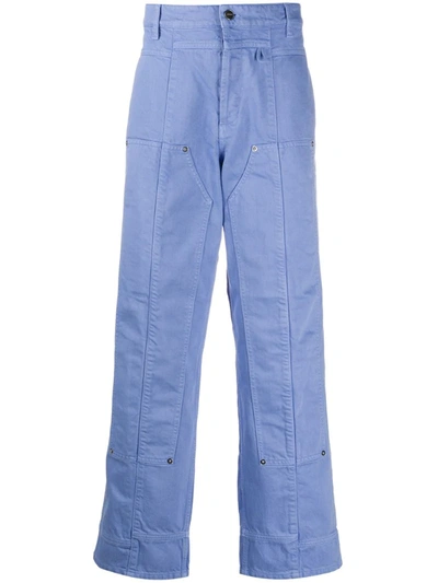 Jacquemus Nîmes Straight-leg Trousers In Blue