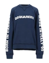 Dsquared2 Sweatshirts In Blue