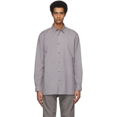 Robert Geller Grey 'the Dyed' Dress Shirt