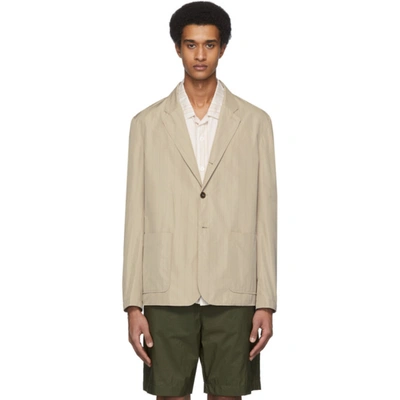 Hope Beige Argon Blazer In Blgn Stripe