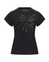 Ermanno Scervino Studded Palm T-shirt In Black