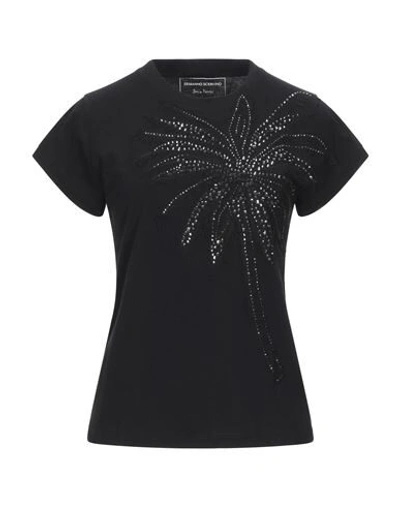 Ermanno Scervino Studded Palm T-shirt In Black