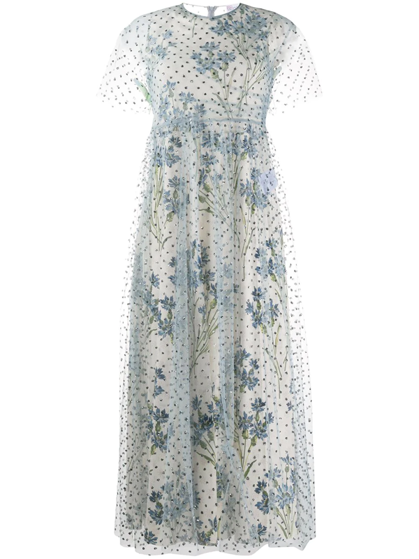 red valentino light blue dress