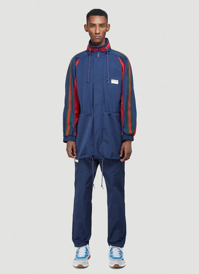 Gucci Web Track Jacket In Blue