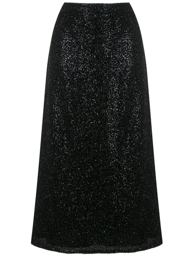 Nk Via Lactea Sequin Skirt In Black