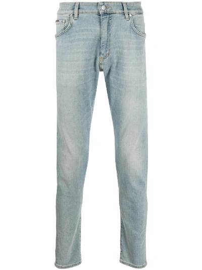 Represent Slim Faded Jeans In Blue