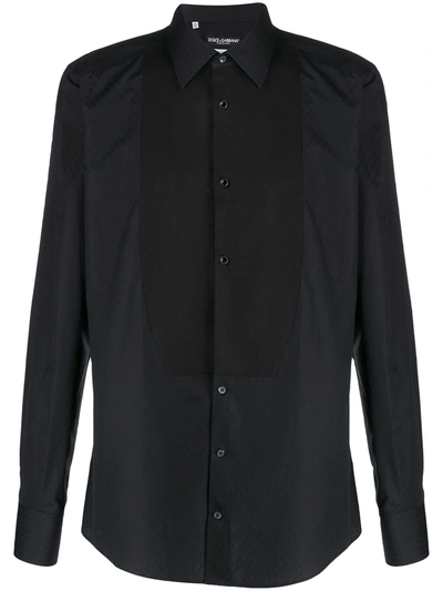Dolce & Gabbana Slim Fit Shirt In Black