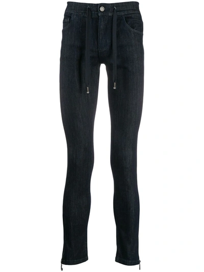 Dolce & Gabbana Skinny Track Pants Jeans In Blue
