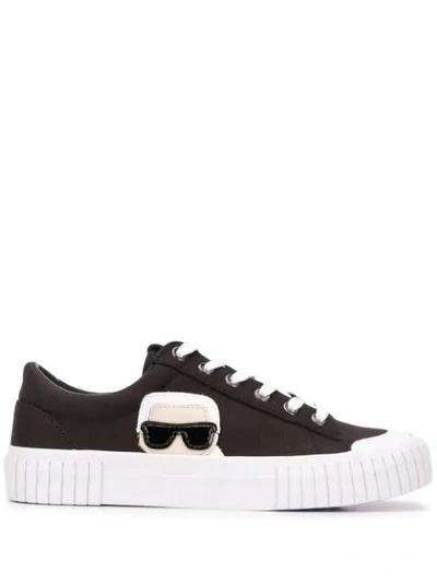 Karl Lagerfeld Women's Shoes Trainers Sneakers  K/ikonic Kampus Ii In Black