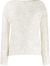 Snobby Sheep Sequin Embroidered Sweater In Neutrals