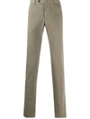 Pt01 Slim Fit Chinos In Green
