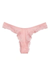 La Perla Camelia Brazilian Briefs In Pink Powder