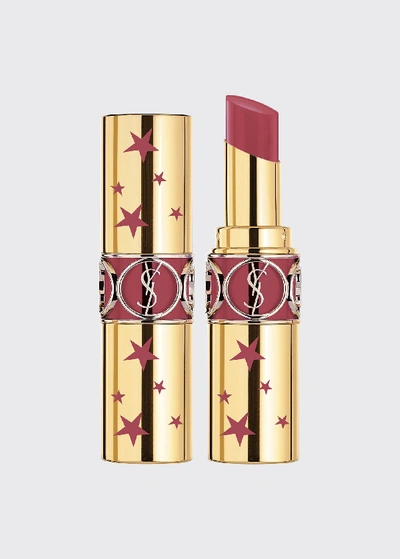 Saint Laurent Rouge Volupte Shine Lipstick - Limited Edition Star Collector In 91-nude Avant-garde