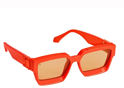 Pre-owned Louis Vuitton 1.1 Millionaires Sunglasses Mca Orange
