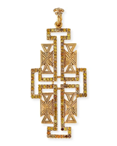 Loree Rodkin 18k Diamond Henna Pendant