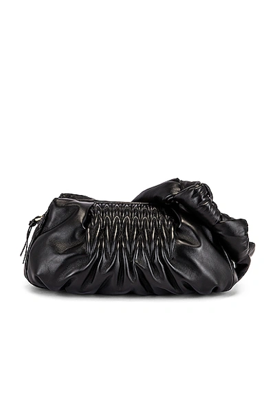 Miu Miu Women's  Black Leather Shoulder Bag