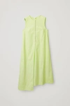 Cos Asymmetric Layered Dress In Yellow