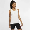 Nike City Sleek Women's Trail Running Tank In Sail,mint Foam,laser Crimson