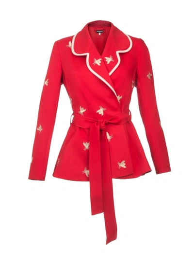 Andreeva Red Pion Cotton Jacket