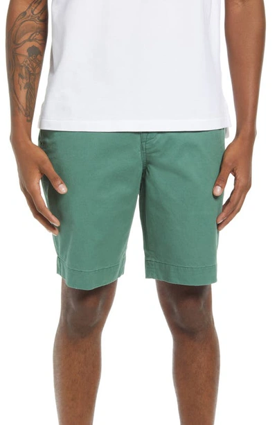 Polo Ralph Lauren Mens Stretch Slim Fit Chino Shorts In Green In Washed Forest