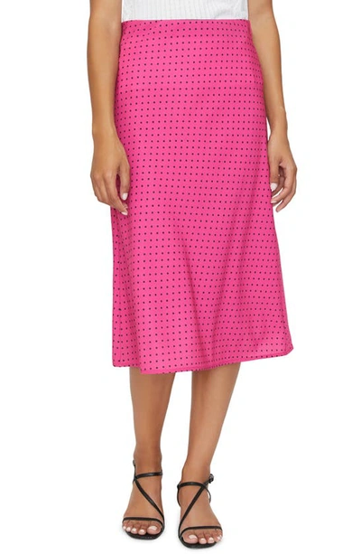 Sanctuary Printed Midi Slip Skirt In Hot Dot