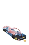 Melissa + Ipanema Women's Slip On Flip Flop Sandals In Blue Pink