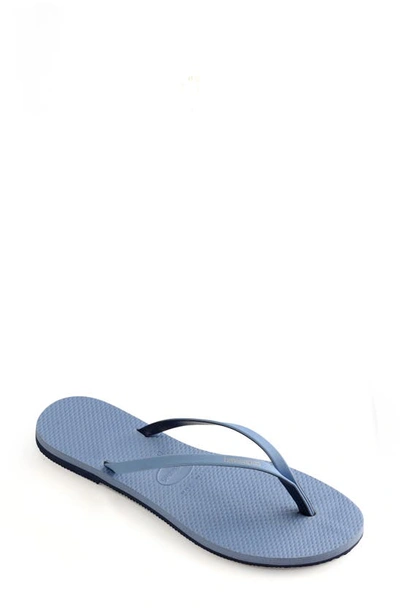 Havaianas You Rainbow Pop Flip Flop In Infinite Blue