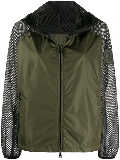 Moncler Ladies Persan Jacket In Military Green, Brand Size 3 (large)