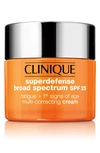 Clinique Superdefense City Block Spf 50 Daily Energy Face Protector In 1 - Very Dry To Dry, 2 - Dry Combination