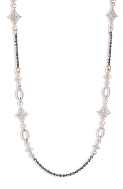 Armenta New World Crivelli Station Chain Necklace In Silver
