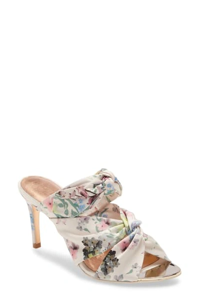 Ted Baker Serana Sandal In Ivory Fabric