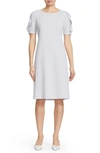 Lafayette 148 Winslow A-line Sheath Dress In Iced Blue