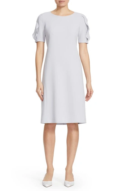 Lafayette 148 Winslow A-line Sheath Dress In Iced Blue