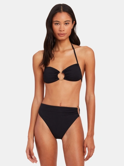 Vitamin A Misty Bikini Top In Black