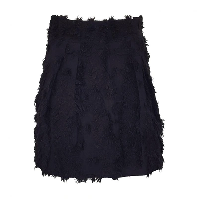 Pre-owned Francesco Scognamiglio Wool Skirt In Black