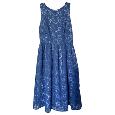 Pre-owned P.a.r.o.s.h Mid-length Dress In Blue