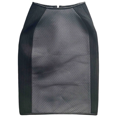 Pre-owned David Koma Mid-length Skirt In Grey