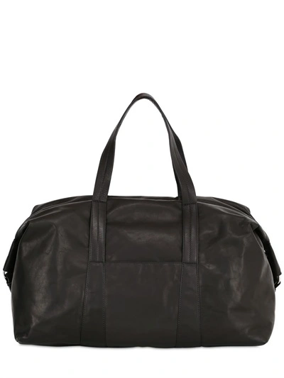 Maison Margiela Soft Leather Sailor Duffle Bag, Black | ModeSens