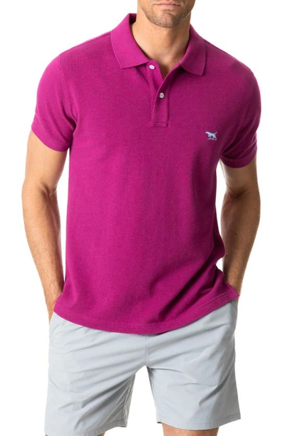 Rodd & Gunn 'the Gunn' Pique Sports Fit Cotton Polo In Orchid