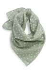 Madewell Bandana In Frosted Sage Multi