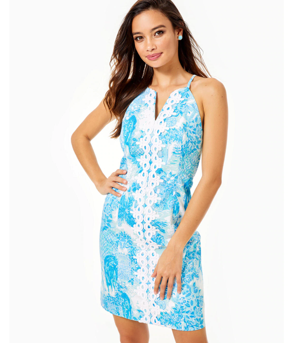 lilly pulitzer pearl stretch shift dress