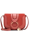 See By Chloé Mini Hana Leather Crossbody Bag In Red
